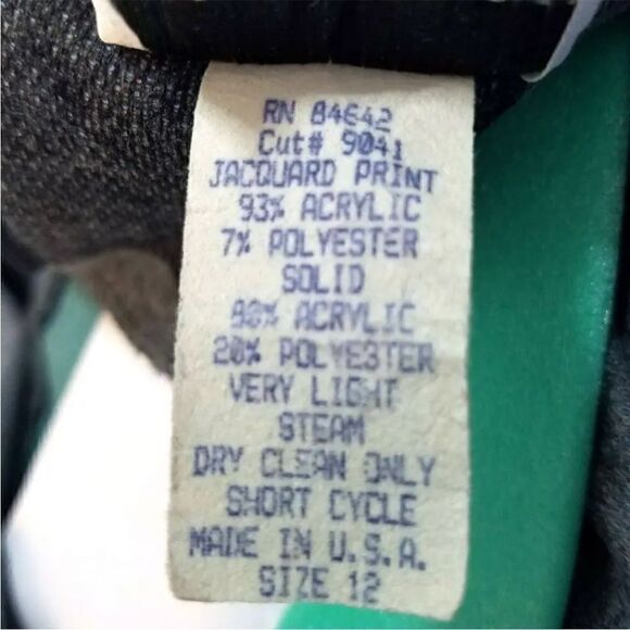 VINTAGE KC SPENCER 1980’s geometric Art to Wear shirt dress - Picture 4 of 4